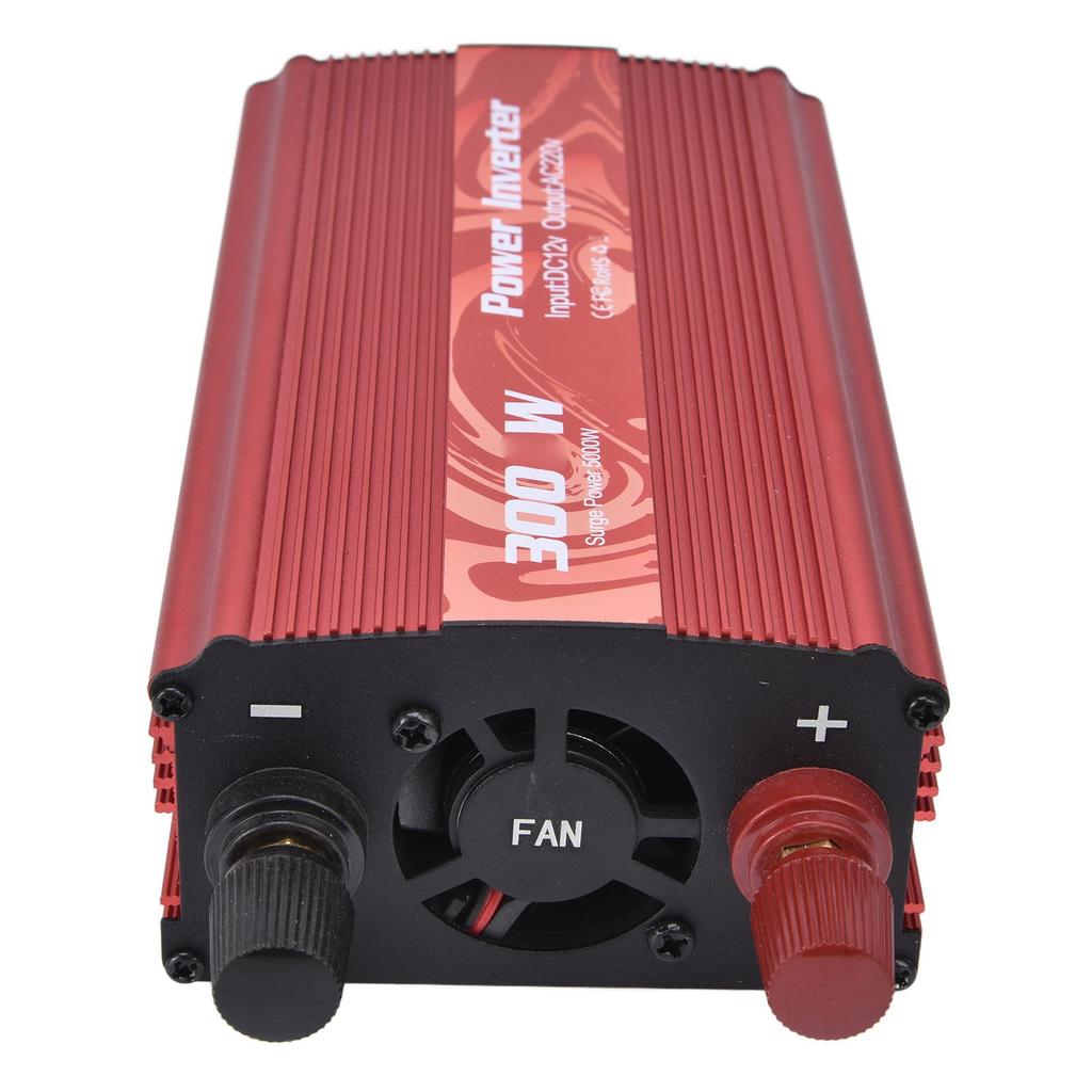 300W Inverter Safe Modified Sine Intelligent Power Converter for Refrigerator Induction Cooker 12V To AC220V