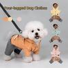 Fashion Thickened Four-legged Dog Clothes Warm Soft Dog Winter Coat Comfortable with Hat Dog Cotton Jacket Winter