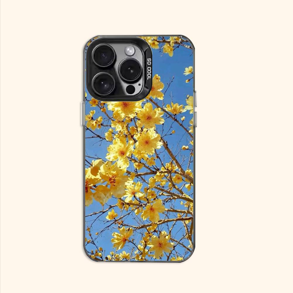 

Желтые Цветы Чехол для iPhone 11 12 13 14 15 16 17 Pro Max XS X XR Чехол iPhone15