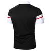 2026 Spring Men's Colorblock Polo Shirt - Casual Urban Short Sleeve Polyester Tee