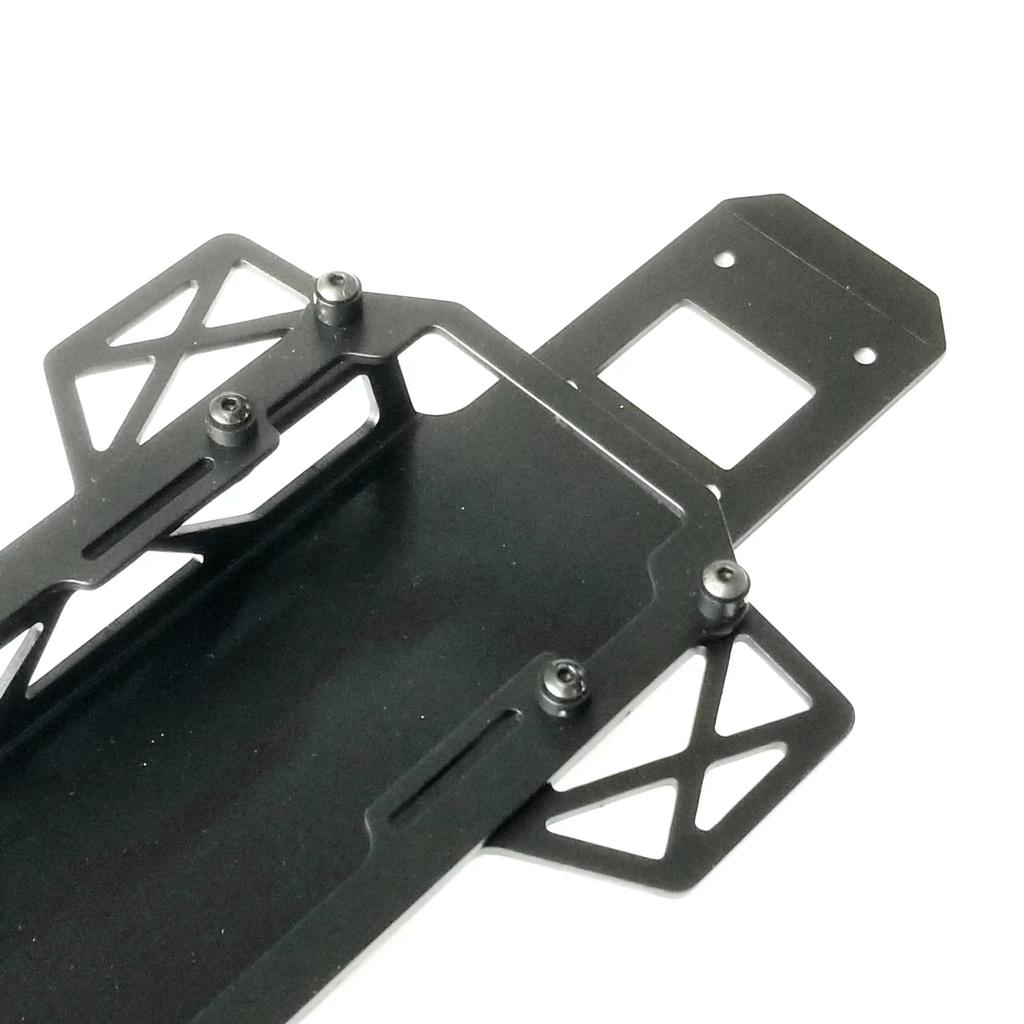KF RC Ultra-Lightweight Aluminum Chassis for Tamiya DT-02 Buggy Kumamon Version/Super Fighter G/Desert Gator