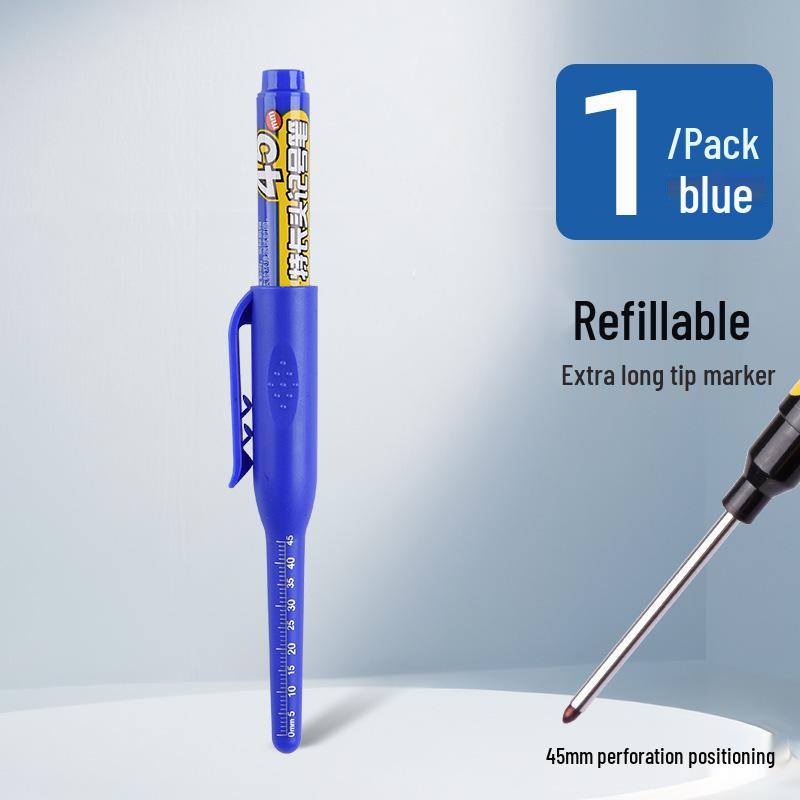 Jinwannian 45mm Oil-Based Deep Hole Waterproof Woodworking Marker Pen