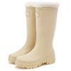 Korean Version Versatile Tall Rain Boots Women's Waterproof and Non-slip Water Boots Wear-resistant Outer Wear Rubber Shoes Kitchen Work Sleeve Women'