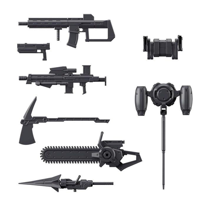 BANDAI SPIRITS HG Border Warfare Machine Weapon Set 6 1/72 Scale Color-Coded Plastic Model Multicolor 19x30x6cm