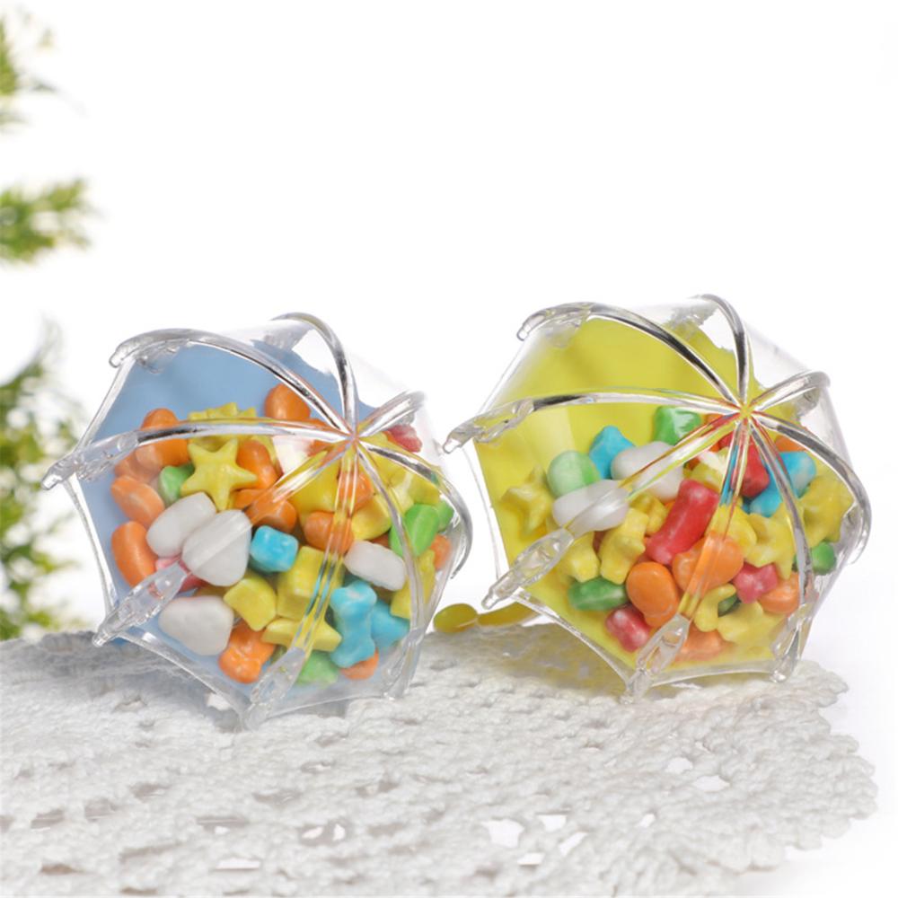Plastic Transparent Cookies Bag Umbrella Candy Box Gift Box Sugar jar Storage Box