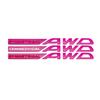 Metal Car Rear Trunk Emblem Stickers Side Badge Decal for Subaru SYMMETRICAL AWD Logo WRX Forester XV Outback Impreza Legacy Z7