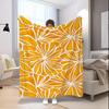 Floral Pattern Blanket Microfiber Flannel Cover Blanket Bedroom Living Room Sofa Soft And Comfortable Home Decoration