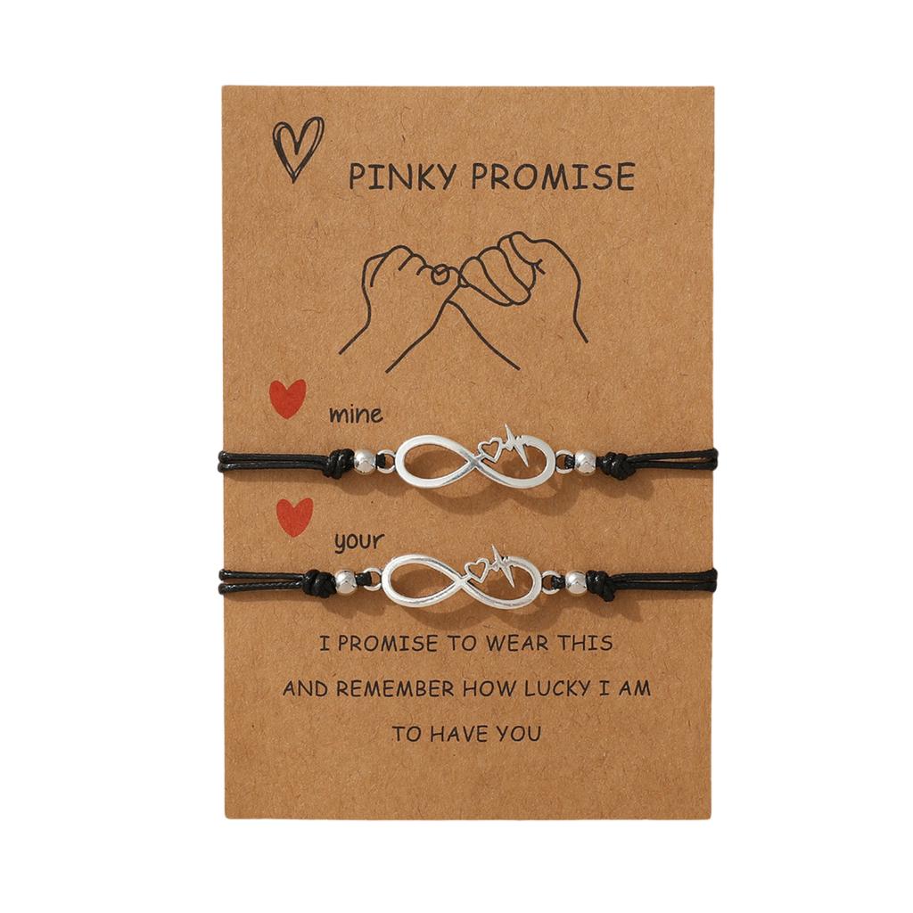 1 Pair Handmade Friendship Bracelets Rope Bracelets Set Adjustable Cotton Anklets Unisex Bracelet for Any Occasion