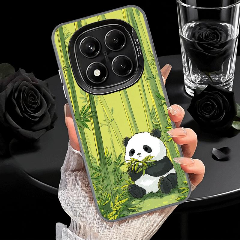 Cute Cartoon Panda Soft Phone Case for Xiaomi Redmi Note 13 14 15 Pro Plus 12S 12 11S 11 11T 10S 10 Shockproof Cover Back Shell