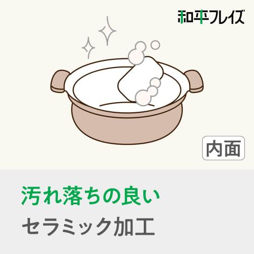 Wahei Freiz Tabletop Pot, 18cm, for 1-2 People, Red, Induction and Gas Compatible, Lightweight Ceramic, RB-3213