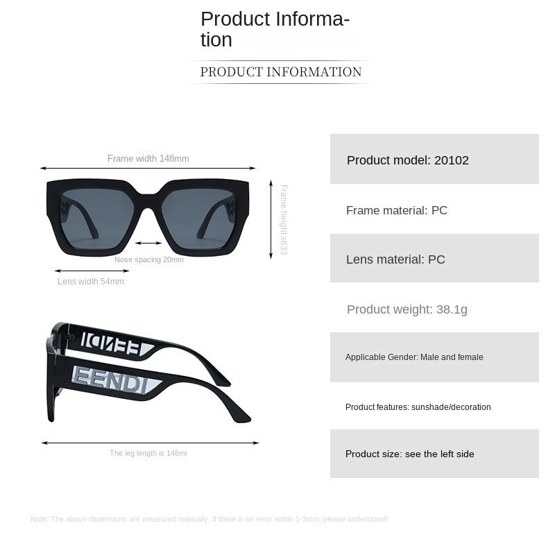 2PACK New Square Luxury Hollowed Oversized Punk Sunglasses Women Retro Square Sun Glasses Men Lady Outdoor Travel Glasses