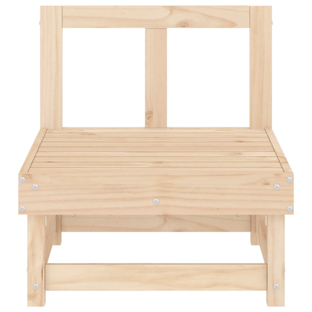 Vidaxl Ogrodowa Sofa Środkowa, Lite Drewno Sosnowe