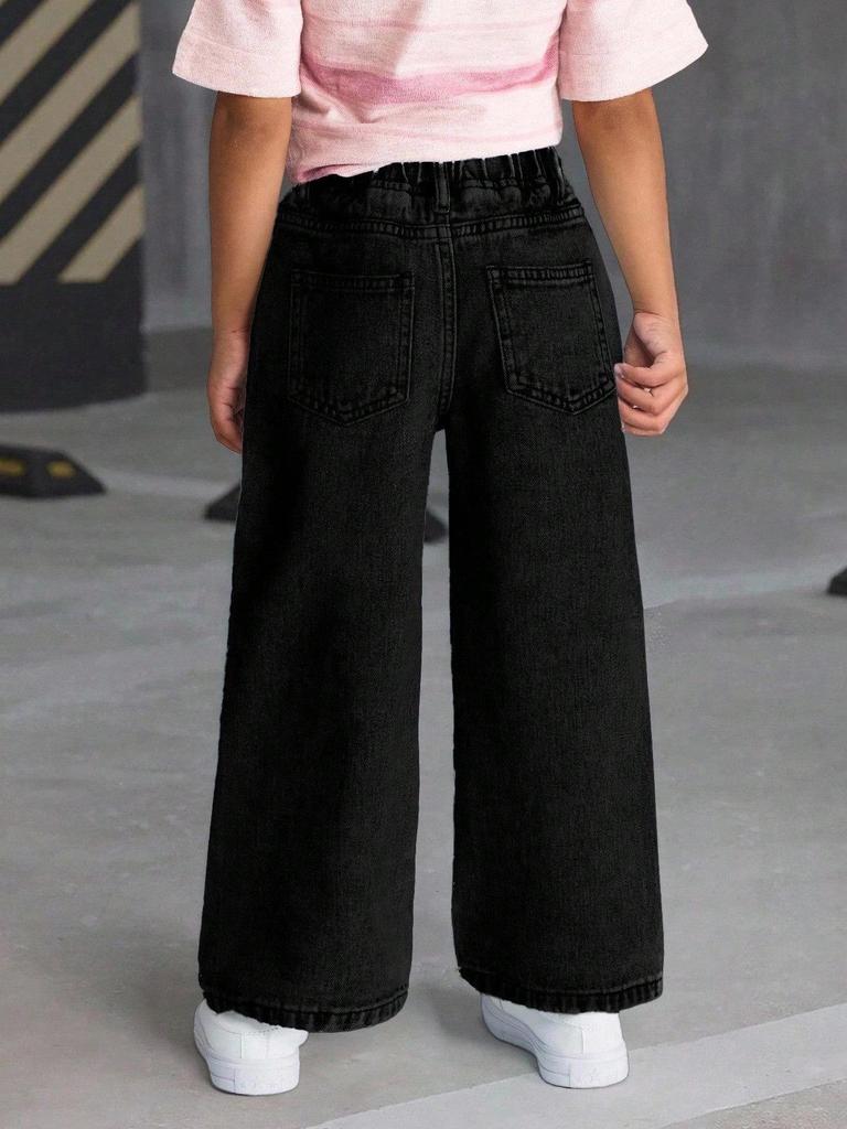 Teen Girls' Straight-Leg Loose Jeans - Children's Wear