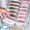 Japanese Kitchen Freezer Box: Food-Grade Small Size, Fresh-Keeping, Portioning for Frozen Meat