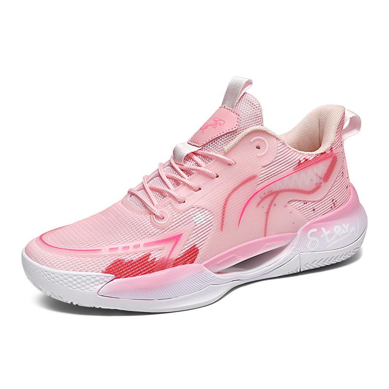 Luminous High-top Basketball Shoes Men's Actual Combat Cement Boots Teenagers Junior High School Primary School Students Big Children's Sports Shoes