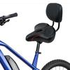 Saddle Bike Seat with Backrest Biking Height Adjustable Exercise Cushion Women Men