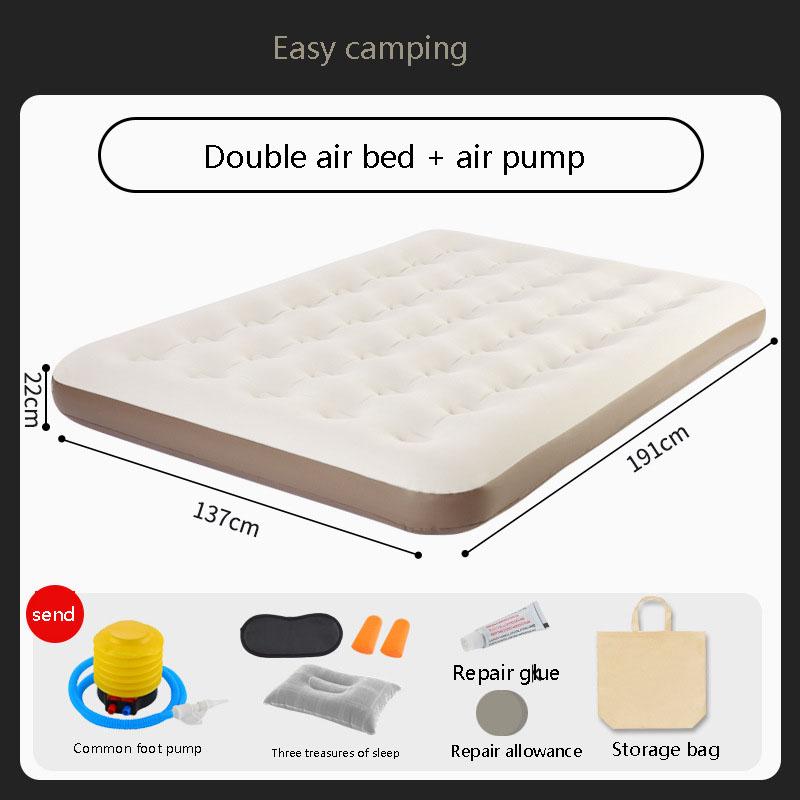 Air Bed Home Double Portable Outdoor Air Mattress Floor Single Thick Folding Portable Air Bed