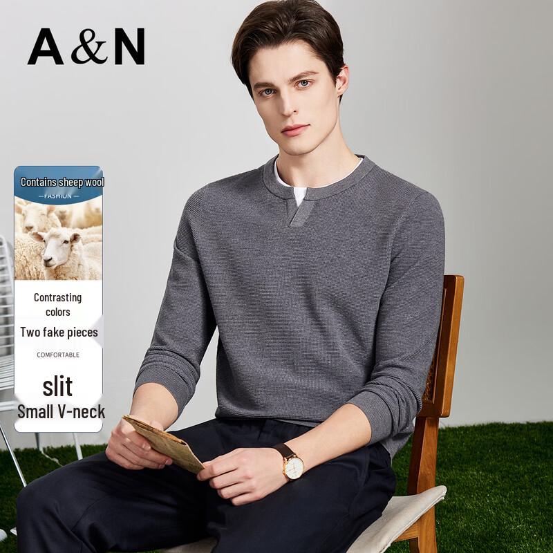 Antonio Men s Machine Washable Layered V-Neck Sweater XL