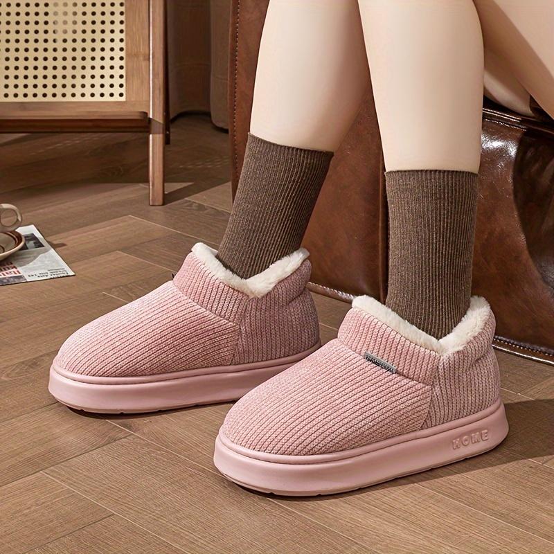 High Top Fleece Lined Winter Boots for Women Thick Warm Lightweight EVA Sole