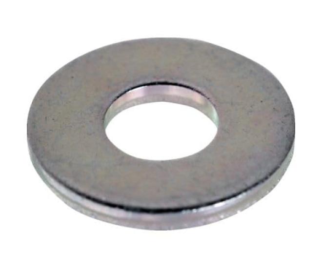 TRUSCO Round Trivalent 6 x 18 x 400 Hexagon Pack Washers, White, 1.6, Pieces,