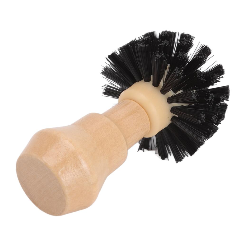 Čisticí kartáč Portafilter Profesionální přenosný kartáč na čištění kávy Tamper s dřevěnou rukojetí