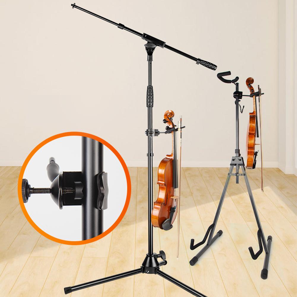 Violin Viola Stand Microphone or Sheet Music Stand Violin and Viola Hanger for Stage Shows or Practices At Home Violin Hook