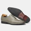 Neue Herren-Kleiderschuhe Spitz zulaufend Retro Designer Leder Freizeitschuhe Mode Hochzeitsschuhe