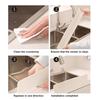 2 Piezas Protector Antisalpicaduras para Fregadero con Ventosa Antideslizante Protector contra Salpicaduras de Agua Reutilizable Tabla Protectora Antisalpicaduras para el Borde de la Encimera del Fregadero de la Cocina