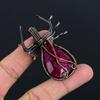 Ruby Pendant Gemstone Jewelry, 999 Copper Wire Wrapped Handmade Pendant, Latest Design Jewelry