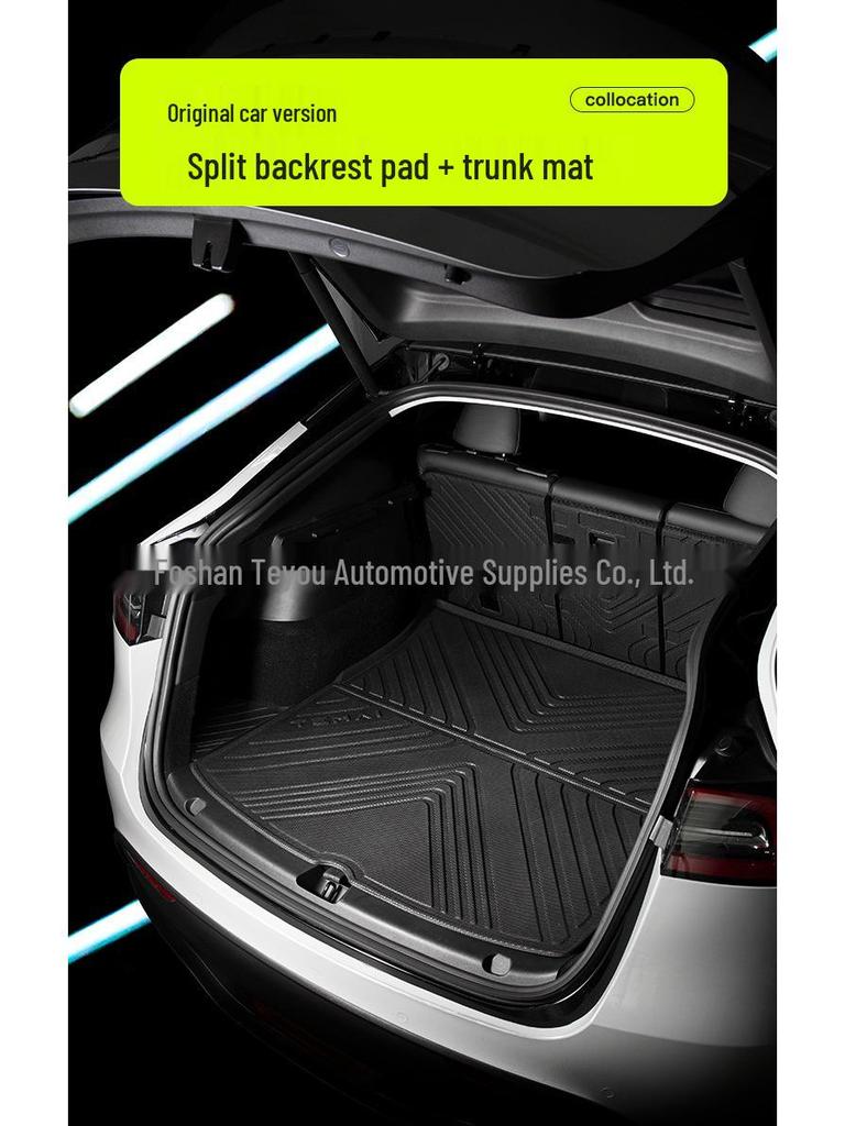Tesla Model 3/Y TPE Full Surround Floor Mats - Car Foot Pads and Modification Accessories