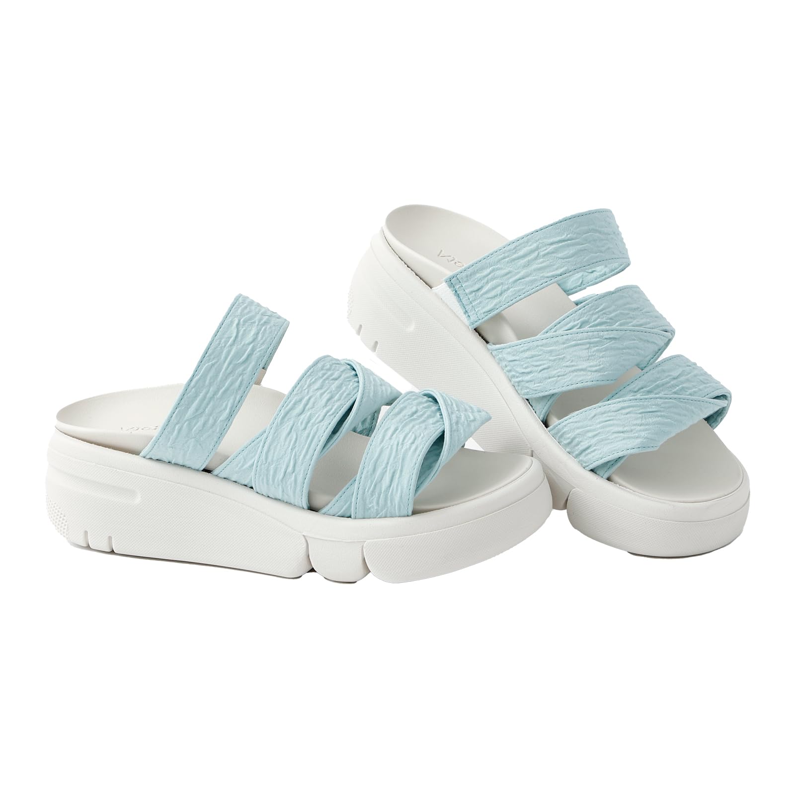 

Yukata Platform Sports Made in Western Clothing [TAYU-TAFU] RegetA Sandals, Lightweight, Sandals, Japan, RegetA Collaboration, (Turquoise, Small)