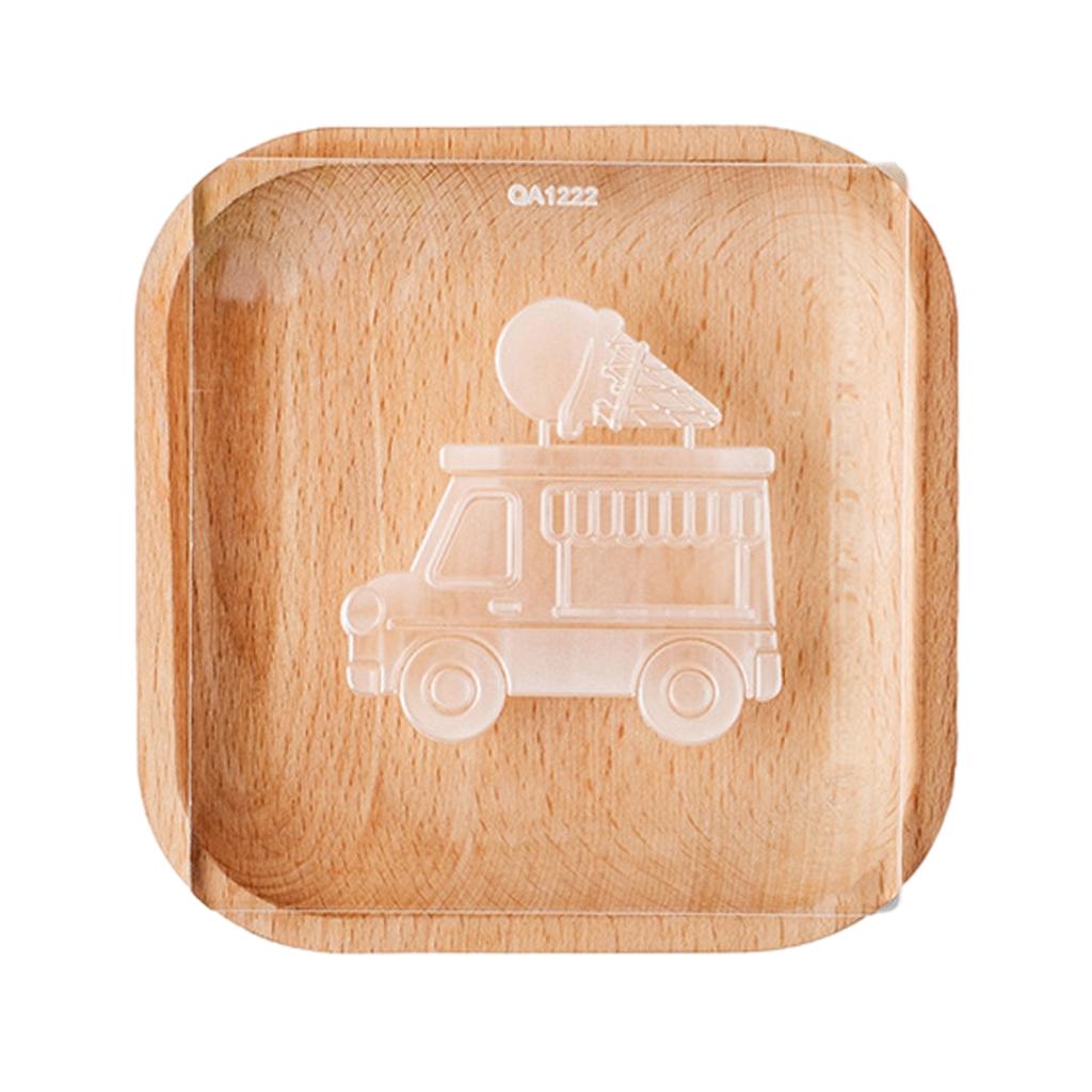 Cookie Cutters Cookie Embossing Mold Birthday Series Baking Tools Biscuit Mold Plastic Material for DIY Baking Cookie