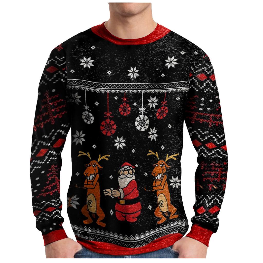 Christmas Round Collar Sweater Spring And  Long Sleeve