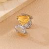 Stainless Steel Shell Starfish Open Ring for Women Exquisite Gold Silver Color Ring Casual Ocean Element Versatile Jewelry Gift