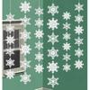 Jollylife 12PCS Snowflake Garland Winter Party Wonderland Birthday Decorations - Christmas Snow Flake Streamers Strings Hanging Decor