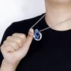 Simple Double-ring Men's Necklace Pendant Tide, Personalized Decoration Light Luxury Niche, Tide Brand 2026