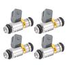4 Piezas Inyector de Combustible Para Renault Espace Grand Scénic Laguna Megane II 2.0 IWP098