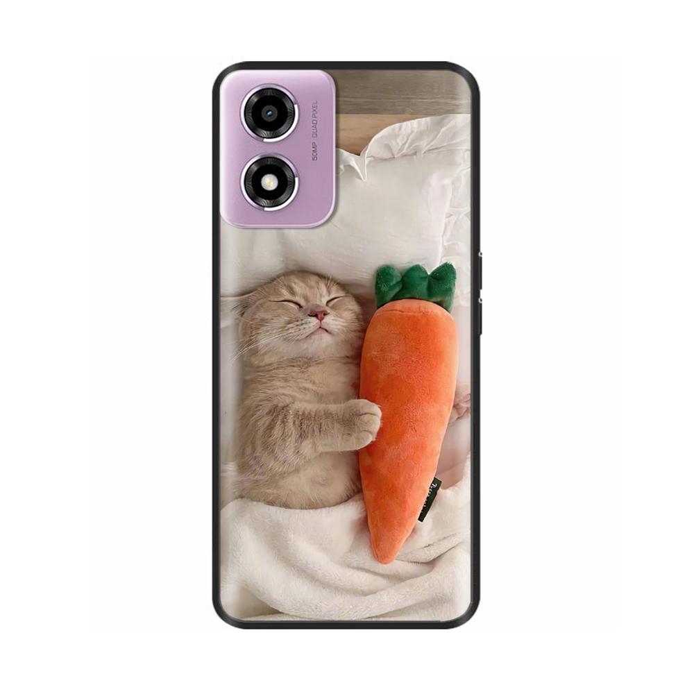 Phone Case For Motorola Moto E14 Case Soft TPU Painted Back Cover For Motorola E14 E 14 MotoE14 Full Protective Phone Shell Capa