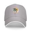 Palm Tree Baseball Caps Fashion Casquette for Unisex Women Adjustable Casual Trucker Hats for Sports Outdoor Activities