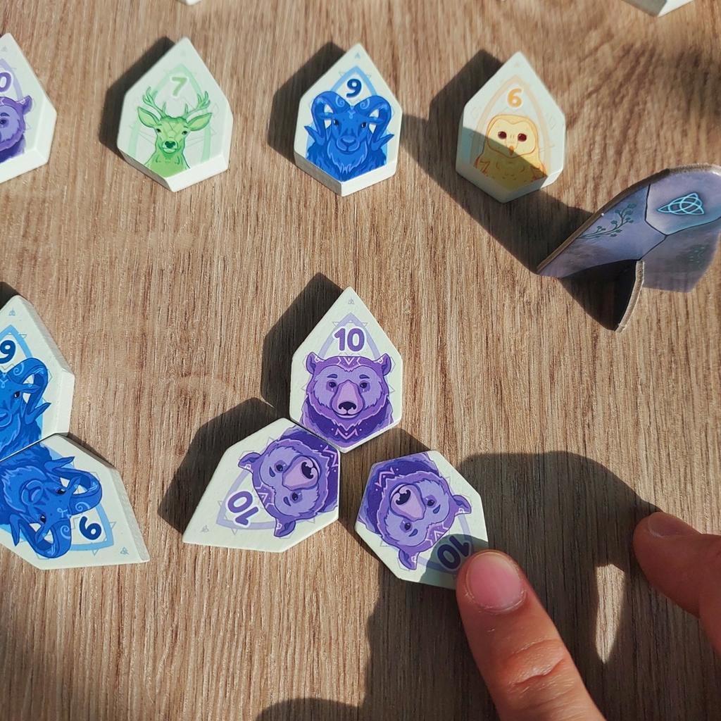 Triketa Family Tile Numbers Board Game