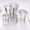 Stainless Steel Tea Medicinal Herbs Hot Pot Seasoning Infuser Strainer Steeper