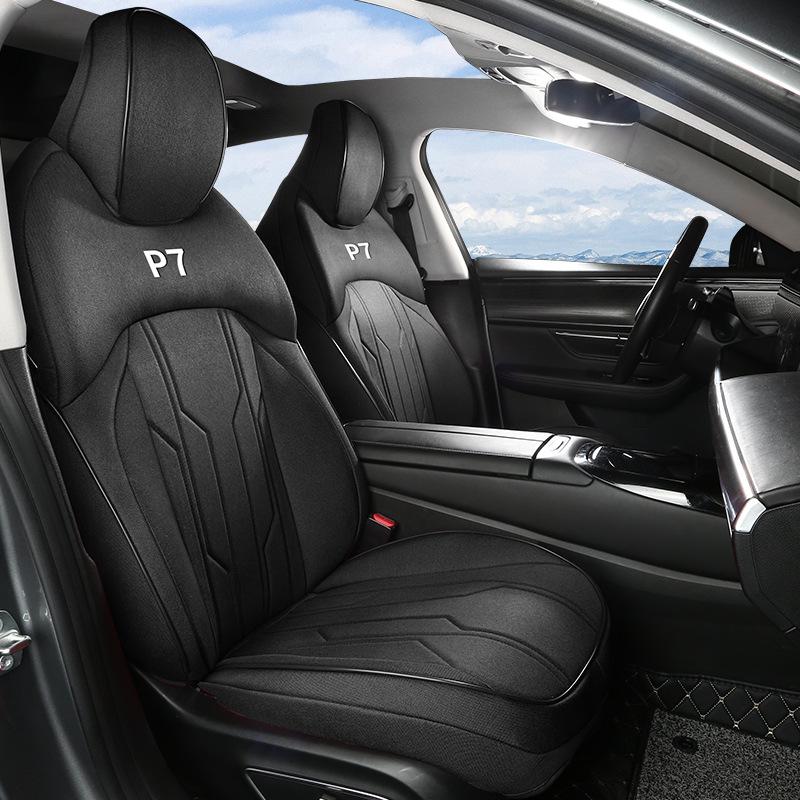 Premium Linen Seat Covers for Xpeng P7 - Universal, All-Season Car Cushion