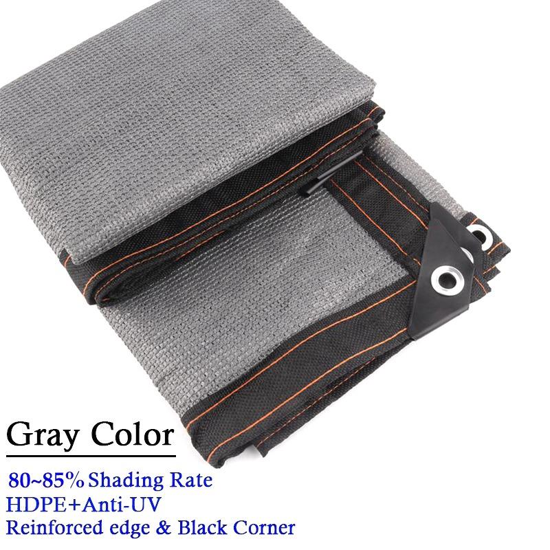 4 Colors 85% Shading Anti-UV HDPE Sunshade Net Balcony Safety Privacy Screen Garden Plants Cover Netting Sun Shade Net