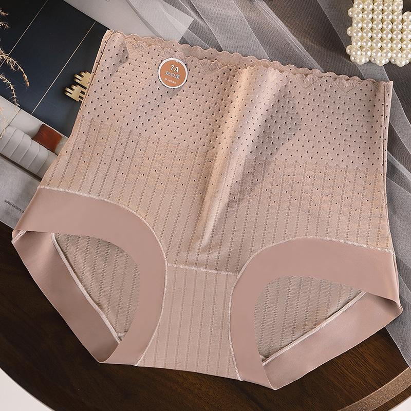 Große Größe Damen Baumwolle Hohe Taille Anti Bakterieller Schritt Nahtlos Postpartale Körperformung und Hüftstraffende Unterwäsche
