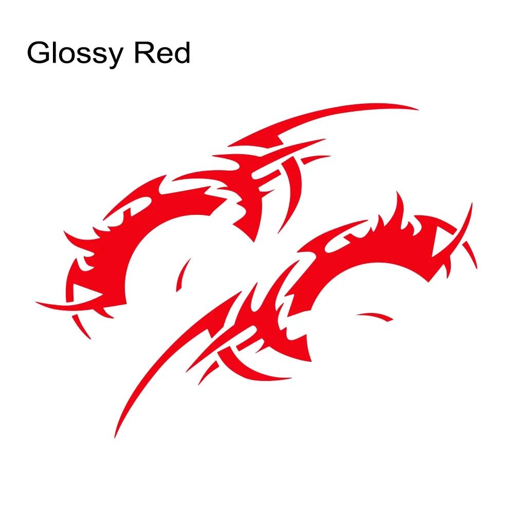 Car Sticker Large Flame Pattern Decal Side Body Door Rear Wheel Decor Cool Style Waterproof Auto DIY Exterior Decor Accessories