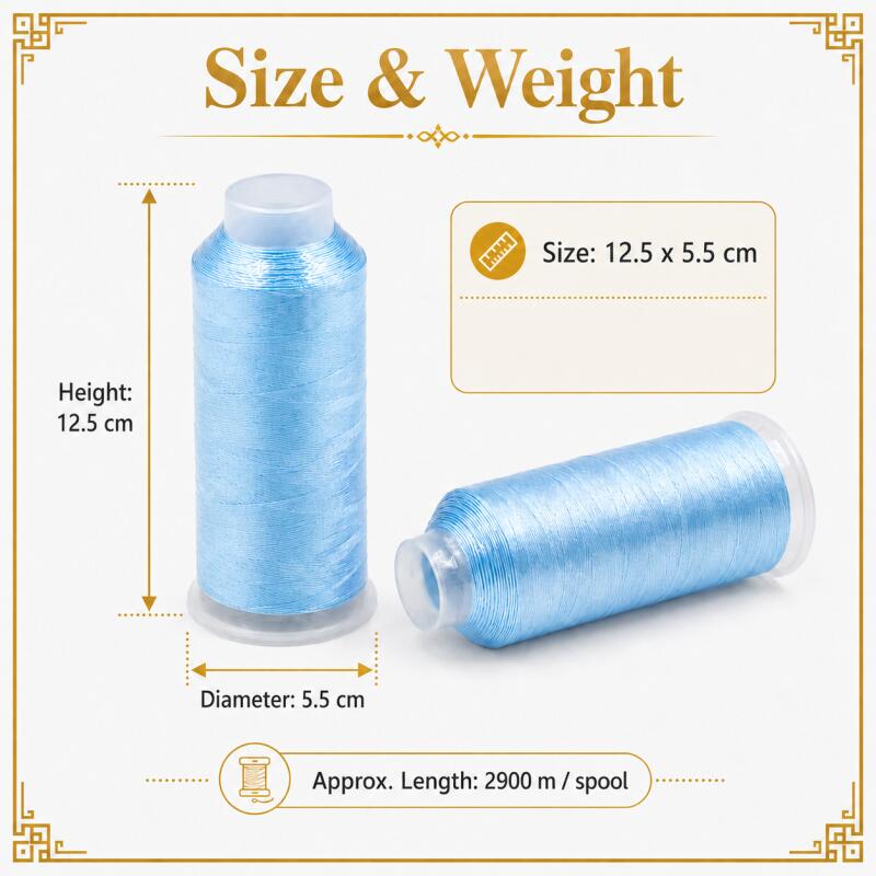 Filo per Nappe Fai-da-te 150D/2 Fili Singoli Filo da Ricamo in Poliestere Filo da Cucito per Ricamo Forniture per Cucito Fai-da-te Tessili