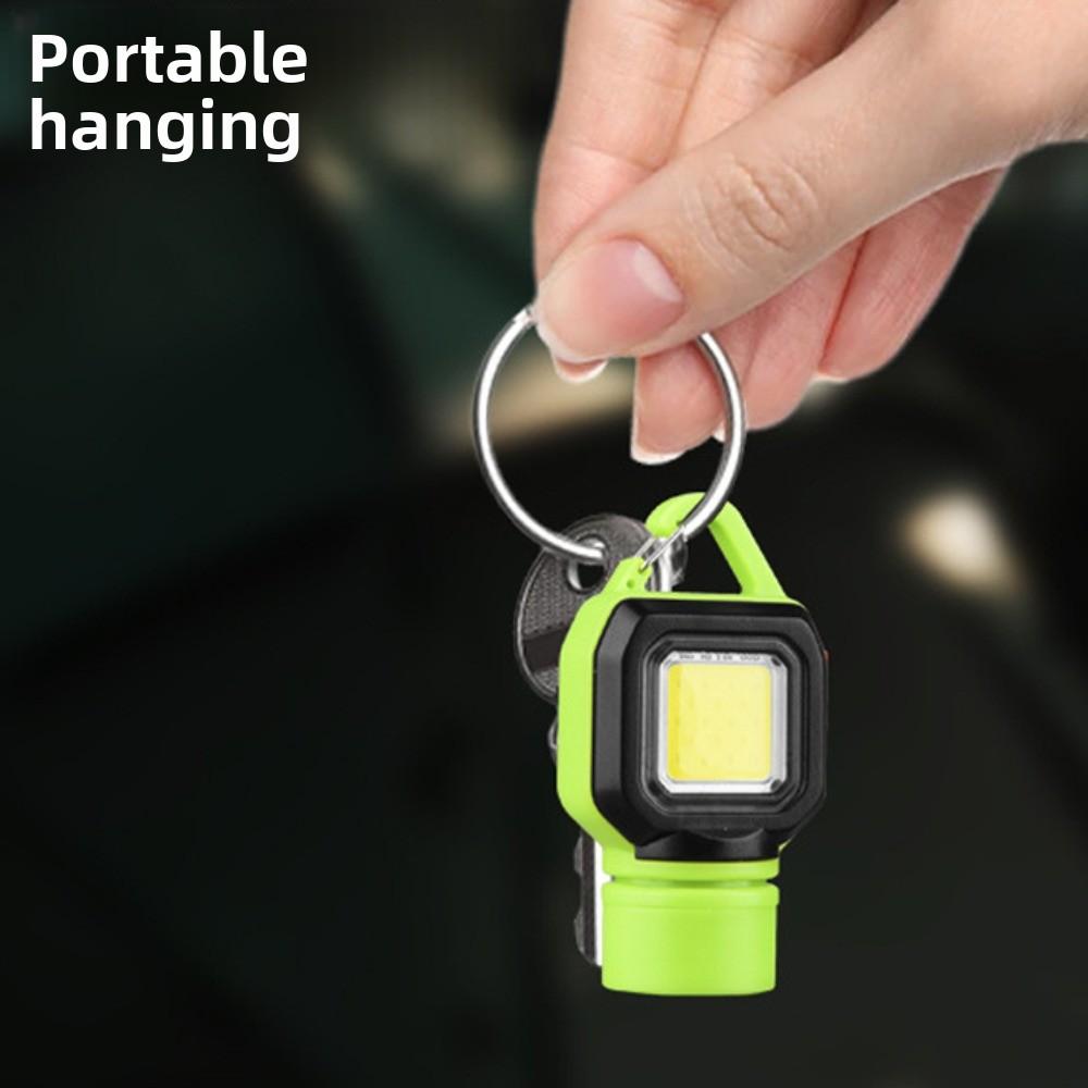 Portable Outdoor Flashlight Keychain Bright LED Mini Light Keychain Outdoor