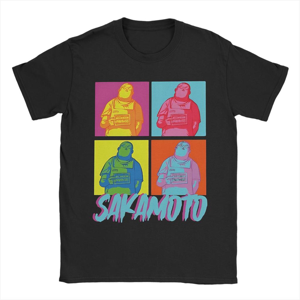 Vintage Gaku Sakamoto Days T Shirt For Men Women O-neck Short Sleeve Clothes  Cotton Summer Tops