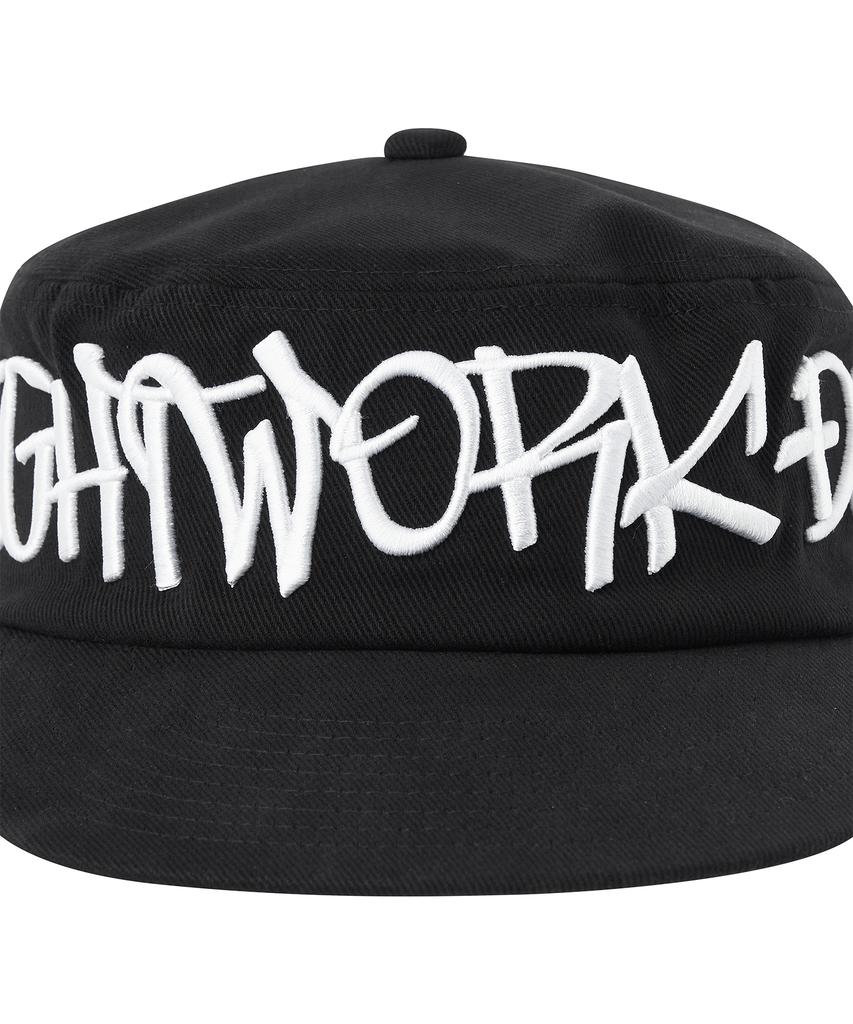 Naiteuwokeudeb N.W.D Graffiti Pillbox Cap_Black