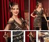 2023 European Retro Gatsby Sequin Tassel Evening Gown - 1920s Theme Party Dress